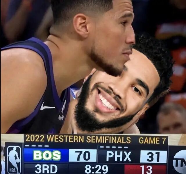 雷霆碾压热火，布克高光表现